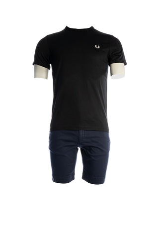 Fred Perry - T-Shirt - Zwart