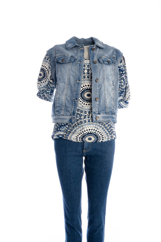 Geisha - Jeansvest - Blauw