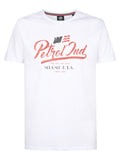 Petrol - T-Shirt - Wit