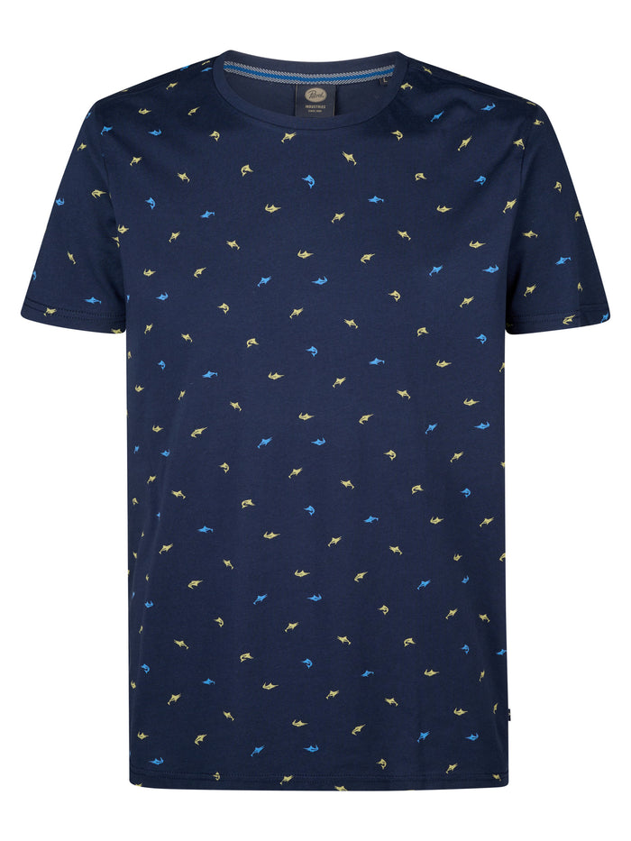 Petrol - T-Shirt - D.Blauw