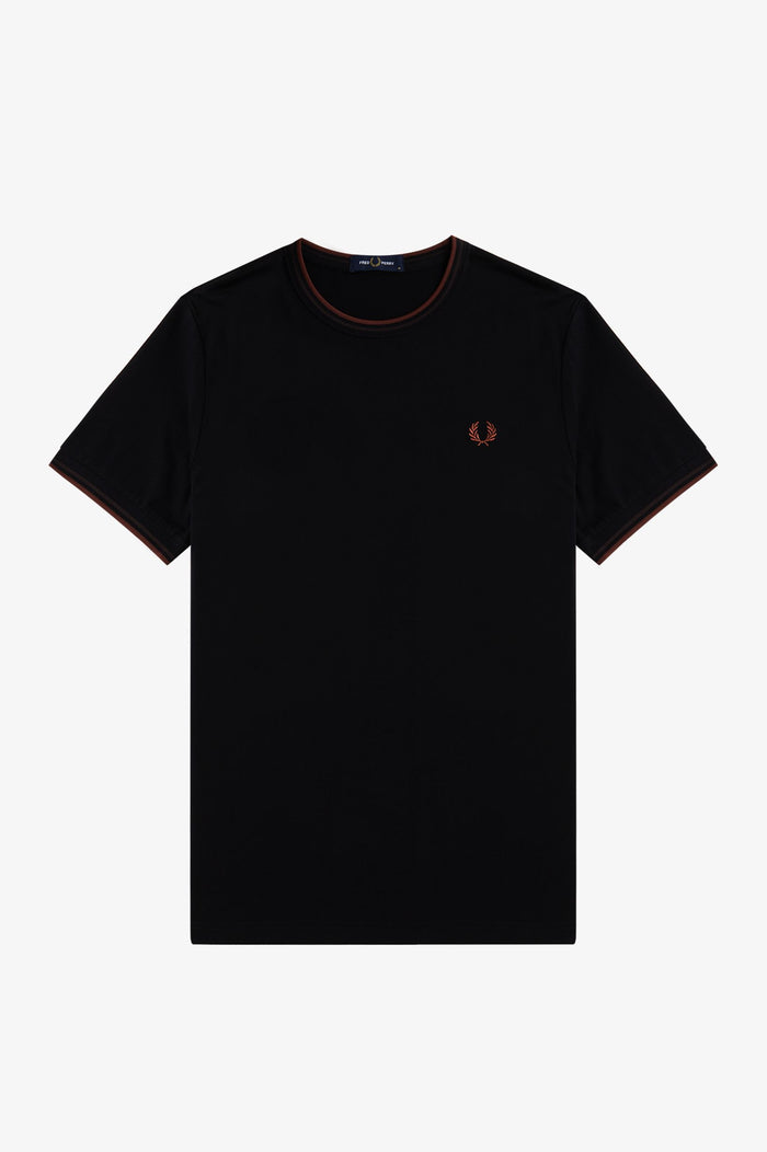 Fred Perry - T-Shirt - Zwart