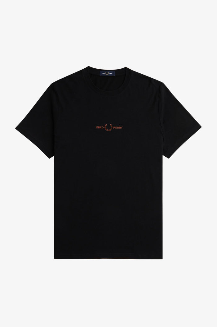 Fred Perry - T-Shirt - Zwart